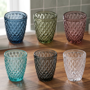 Set di 6 Bicchieri d'Acqua Venezia Sibilla Galileo da 300ml, in Vetro Fatto a Mano, Eleganti e Lavabili in Lavastoviglie, per Feste - Product Image 3
