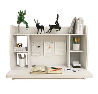 Kesrer — bureau d'ordinateur à montage mural, 2022 au Design moderne et haut de gamme en MDF, organisateurs
