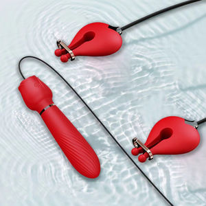 2024新しいバタフライチェーンニップルクランプバイブレーターBDSMボンデージ大人のおもちゃ刺激いちゃつくボンデージスーツ男性と女性のための大人のおもちゃ - Product Image 4