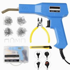 New 50W LED Plastic Weld Gun Portable Plastic <b>Welding</b> Repair <b>Kit</b> Car Bumper Welder Machine 200Pcs Staples - Product Image 6