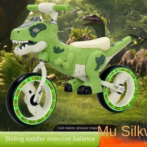 Nouveau modèle de vélo d'équilibre <span class=keywords><strong>dinosaure</strong></span>, vélo à pousser, trottinette à deux roues pour bébé, mini vélo d'équilibre pour enfants de 2 à 6 ans - Product Image 2