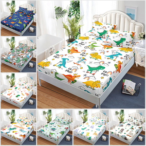 Dễ Thương Phim Hoạt Hình Khủng Long Mô Hình Thiết Kế 3D In Kỹ Thuật Số Trẻ Em Của Bộ Đồ Giường Được Trang Bị Tấm Bộ - Product Image 2