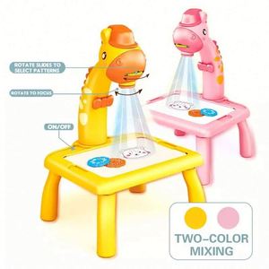 Nouvelle conception de table d'activités éducatives pour enfants, jouets d'apprentissage, tableau de peinture artistique, projecteur de dessin pour enfants - Product Image 2