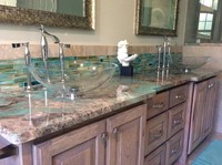 CBMMART Dalles de quartzite polies en amazonite Dessus de table en amazonite polie Carreaux de granit vert en quartzite Dalles de pierre