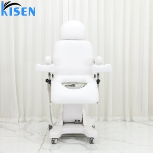 Fauteuil d'examen gynécologique Kisen Electric à 3 moteurs, table d'examen clinique, lit de beauté blanc, table d'examen gynécologique - Product Image 1