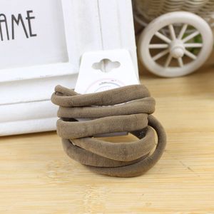 Élastiques à cheveux en tissu, 6 pièces par paquet, haute élasticité, usage quotidien, mélange de couleurs aléatoires - Product Image 4