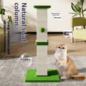 Colonne verticale <span class=keywords><strong>pour</strong></span> <span class=keywords><strong>chat</strong></span> Roman, 82 cm, griffoir en sisal, colonne de 15 cm de diamètre, base stable <span class=keywords><strong>pour</strong></span> chatons et chats <span class=keywords><strong>pour</strong></span> aiguiser leurs <span class=keywords><strong>griffes</strong></span> - Product Image 2