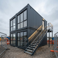 Conteneur maritime en acier modulaire moderne respirant de 20 pieds, bureau, pod mobile préfabriqué, construction, supermarché, salle de sport 1