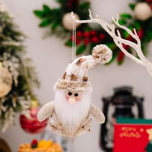 Pequeño árbol <span class=keywords><strong>de</strong></span> Navidad y adornos <span class=keywords><strong>de</strong></span> bolas <span class=keywords><strong>Muñeco</strong></span> <span class=keywords><strong>de</strong></span> <span class=keywords><strong>nieve</strong></span> y alce Colgante Muñeca Regalo para decoraciones festivas - Product Image 6