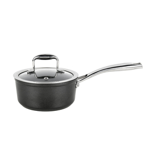 Venta directa de fábrica Utensilios de cocina Olla de leche antiadherente Olla de sopa de leche de cocina de aluminio con tapa - Product Image 1