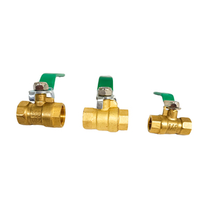 วาล์วบอลทองเหลืองขนาดเล็กคุณภาพสูง 1/4" เกลียวสำหรับน้ำมันและอากาศ -001 - Product Image 3