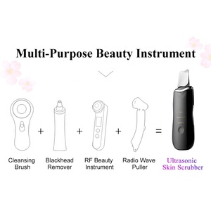Vibration haute fréquence visage peau morte nettoyage visage spatule Peeling Machine points noirs dissolvant ion sonique peau épurateur - Product Image 5
