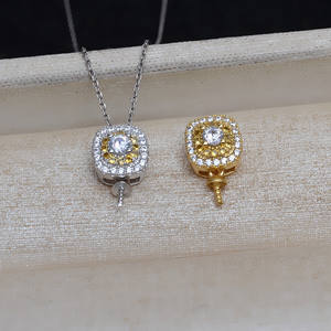 Pendentif en argent S925 en forme de tête, accessoire pour femme avec boucle d'oreille et perle, kit de bricolage 4941, trouvailles et composants de bijoux - Product Image 3