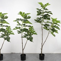 Künstlicher Feigenbaum im Topf, Bodendekoration für Wohnzimmer, Büro, Einkaufszentrum, Luxus-Landschaftsgestaltung, Hochzeit, Ostern, Erntedankfest, Blumendekoration
