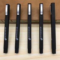 Stylo avec logo aérien personnalisé, en plastique, en caoutchouc