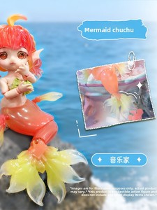 Venta al por mayor: Colección de figuras de PVC BJD <span class=keywords><strong>Chuchu</strong></span> Sirena auténticas en caja sorpresa, regalo festivo, exhibición de productos, 6 piezas/set - Product Image 5