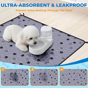 <span class=keywords><strong>Tapis</strong></span> de lit <span class=keywords><strong>pour</strong></span> <span class=keywords><strong>chien</strong></span> durable et écologique réutilisable lavable chiot formation WC Wee Pee Pads <span class=keywords><strong>pour</strong></span> animaux de compagnie contrôle des odeurs <span class=keywords><strong>tapis</strong></span> de <span class=keywords><strong>chien</strong></span> réutilisable - Product Image 3