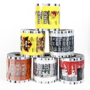 Pellicola Sigillante in PVC Stampata a Tema per Alimenti, per Conservare la Freschezza nell'Imballaggio di Cibo da Strada e Mercati Notturni - Product Image 1