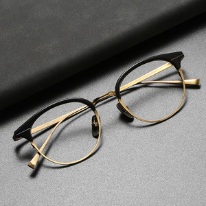 Meilleure vente, fournitures d'usine, montures en titane pur, montures de lunettes optiques, montures de lunettes en stock <span class=keywords><strong>ELLINGTON</strong></span> - Product Image 1