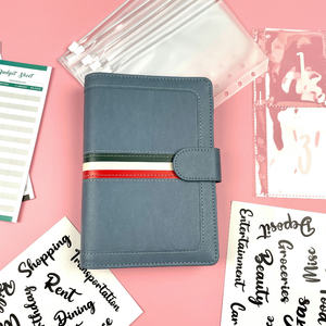 Raccoglitore per Sfide di Risparmio con Buste per Contanti, 8 Buste con Cerniera Formato A6, Agenda per Budget e Risparmio - Product Image 3