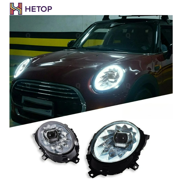 HETOP Mini F55 Headlight 2014-2019 F56 F57 F54 LED Upgrade Lights Headlamp Daytime Running Light Automotive Accessories for BMW