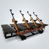 Ligne de découpe de verre de fenêtre CNC entièrement automatique avec table de déchargement de chargement pour fenêtre en