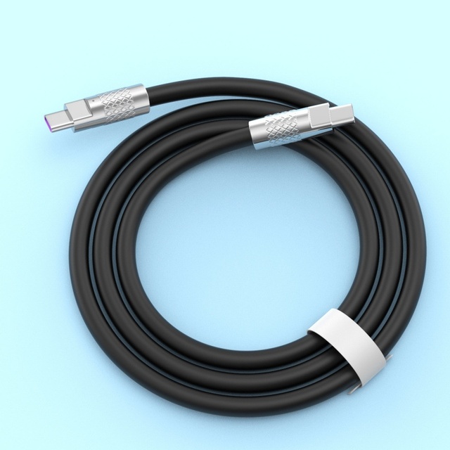 5A Super Fast Charging USB Type-C Data Cable with Pure Copper Conductor PD 60W for iPhone 16/15 Pro Max and Camera Use