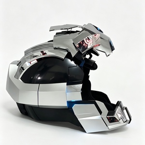 Mirror Finish <strong>Ironman</strong> <strong>Helmet</strong> with Jarvis Greetings English Commands - Product Image 5