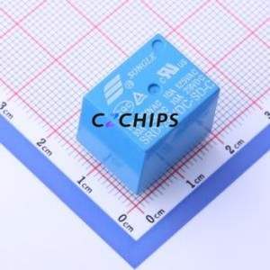 SRD-24VDC-SD-C Power Relay Through hole Component (THT),15.6x19.2mm Relay 24V 1 Changeover: 1C (SPDT-Changeover)::: 5 250V-AC - Product Image 1