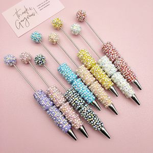B7003 Schwerindustrie Perle Vollmond Diamant Luxus Kugelschreiber Mehrfarbige Kugelschreiber Studenten Schreibwaren Handgemachte DIY Stifte - Product Image 2