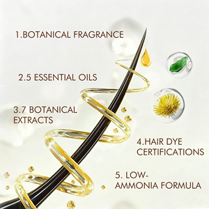Tinte para el Cabello sin Amoníaco OEM, Tinte para el Cabello Herbal en Crema, Personalizado, Práctico para el Hogar - Product Image 4