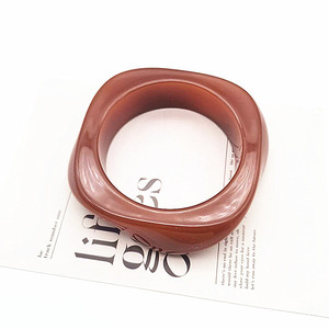 Vòng tay nhựa acrylic trong suốt, kiểu dáng hình học, nhiều màu sắc, kiểu dáng độc đáo, to bản, dành cho cặp đôi - Product Image 6