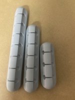 Clips de gestion de câbles en silicone adhésifs, organisateur de câbles de bureau, support de câbles de souris, de USB, 3, 5 ou 7 trous, pour organiser les câbles à la maison ou au bureau