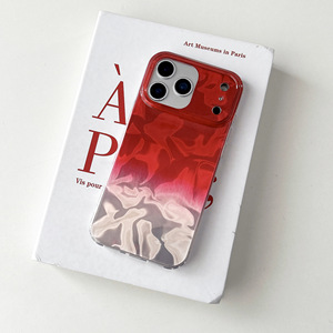 Coque pour iPhone 17 Pro Max, design professionnel, dégradé rouge, effet vague d'eau, protection intégrale IMD, protection antichoc 360° - Product Image 4