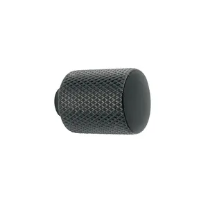 Manopola in metallo con unità 432 stile "cádiz", nero, HERMEX - Product Image 1