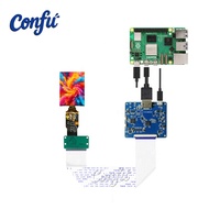 Driver USB-C MIPI Layar AMOLED 2.4 Inci 450*600 Panel Penglihatan Malam Monitor Simulasi Bidikan Layar Sasaran Modul Raspi RPI