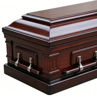 Ataúd de Madera Estilo Americano y Europeo para Adultos, Niños y Mascotas, para Funerales, Cremación y Entierro
