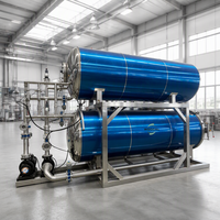 Autoclave horizontal haute pression neuf pour la stérilisation des aliments en conserve par immersion dans l'eau