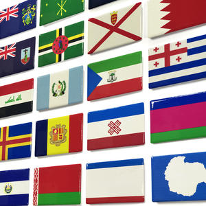 แหล่งสินค้าอีคอมเมิร์ซข้ามพรมแดน ของที่ระลึกธงชาติจากทั่วโลก แม่เหล็กเซรามิก ติดตู้เย็น ภาพวาด<span class=keywords><strong>สาม</strong></span>มิติ - Product Image 4