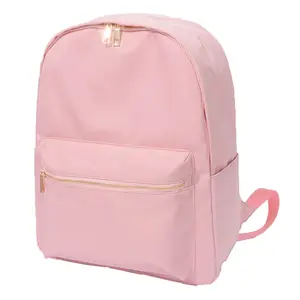 Tas punggung ransel anak perempuan remaja anak-anak nilon tahan air warna cerah kustom DIY tas sekolah buku kembali ke tas sekolah