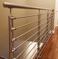 PRIMA Rod Bar Railing Design moderne Acier inoxydable Balcon Railing Rod Deck Railing System