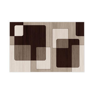 พรมปูพื้นลายเรขาคณิตหรูหรา รูปทรงสี่เหลี่ยมผืนผ้า วัสดุเลียนแบบขนแคชเมียร์ กันลื่น เหมาะสำหรับห้องนั่งเล่น ห้องนอน สไตล์นอร์ดิก รุ่น H-256 - Product Image 3