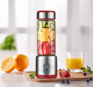 <span class=keywords><strong>Licuadora</strong></span> portátil recargable por USB, artículo OEM, 126W, 6 cuchillas, 450ML de capacidad - Product Image 2