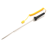 Capteur de température à thermocouple RTD à pointe rétrécie de type PT100/K avec poignée