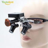 Youtodent Electric Dental Ergo Loupes Magnetic Attraction 4X 5X 6X Magnification Optical Lens Wireless Lamp High Illumination