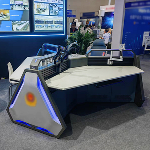 Gran oferta de muebles comerciales, consola de plataforma operativa, armario de escritorio para SALA DE Control, monitores, centro de despacho, consolas de oficina - Product Image 6