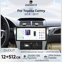 DUDUAUTO DUDU7 A7870 AKM7739 DSP TDA7808 Amplificador 8+256G Estéreo para Auto para Toyota Camry 2015-2017 XV50