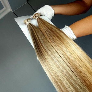 JasminebeautyWholesale - Extensiones de Cabello de Queratina Rusa con Punta Plana de Calidad Profesional, Alineación de Cutículas, Colores OEM, Gran Venta - Product Image 4