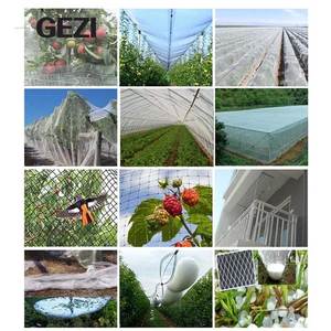 Filet anti-grêle GEZI-ANTI HAIL NET en HDPE, filet plastique anti-grêle pour <span class=keywords><strong>serre</strong></span>, tunnel haut, Leno pour pommier, Haskap, framboise, utilisation 10m - Product Image 3