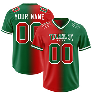 Großhandel maßge schneiderte Retro zweifarbige American Football tragen atmungsaktive Sublimation Pullover Streetwear Soccer Team Jersey gedruckt - Product Image 3